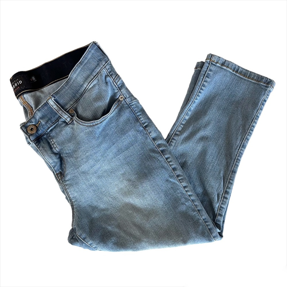 Torrid Bombshell Skinny Capri Jeans Blue Size 14
